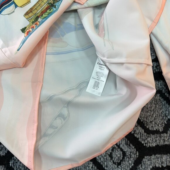 Casablanca Casa Cafe Silk Printed Shirt - Picture 9 of 9